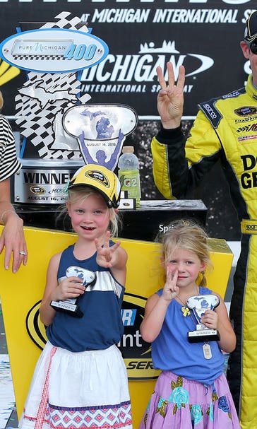 Here's why Matt Kenseth might be the dad of the year